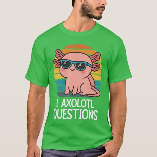 Ik Aolotl Vragen jongen T-shirt (Voorkant)