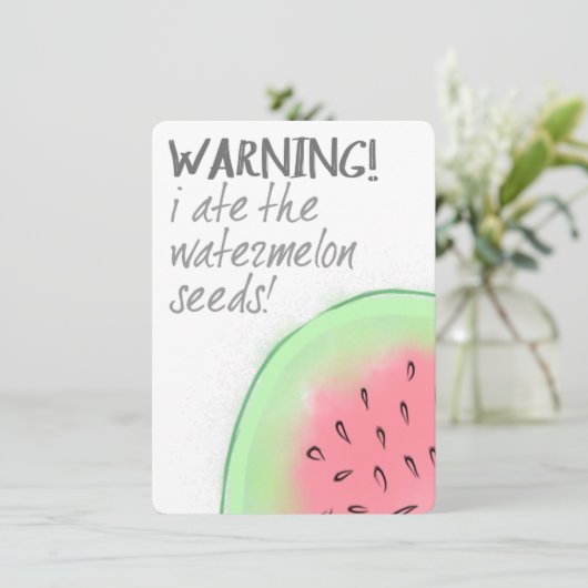 Ik at de Aankondiging van de Zwangerschap van de (Staand voorkant)