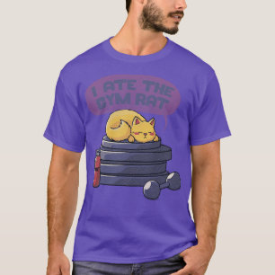 Ik at de gym rat crème van Tobe Fonseca T-shirt