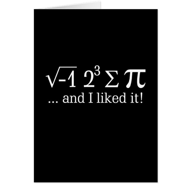 Ik at een stuk taart en vond het lekker op Black (Voorkant)