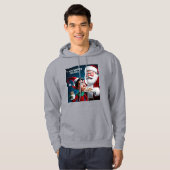 Ik at Santa's Cookies Funny Christmas Hoodie (Voorkant volledig)