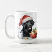 Ik at Santa's Cookies Labrador Puppy Dog Christmas Koffiemok (Links)