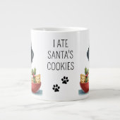 Ik at Santa's Cookies Labrador Retriever Puppy Dog Grote Koffiekop (Voorkant)