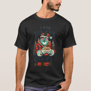 Ik at Santa's koekjes Funny Christmas Kinder Boys T-shirt