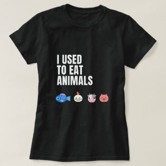 Ik at vroeger dieren T-shirt voor vrouwen
