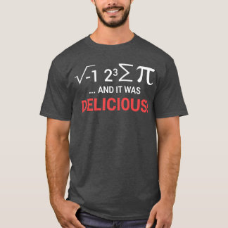 Ik at wat taart wiskunde familie t-shirt