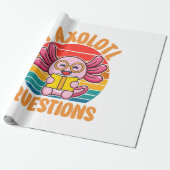 Ik Axolotl Vragen Cadeaupapier (Uitgerold)