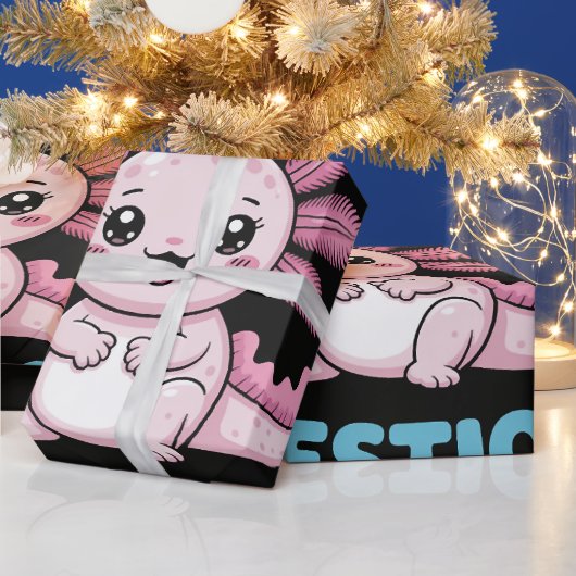 Ik Axolotl Vragen Cadeaupapier (Feestdagen)
