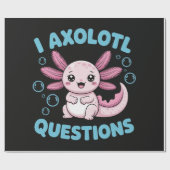 Ik Axolotl Vragen Cadeaupapier (Vlak)