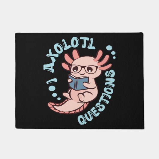 Ik Axolotl Vragen Deurmat (Voorkant)