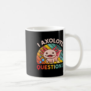 Ik Axolotl Vragen Meisjes Jongens Schattige Kawaii Koffiemok