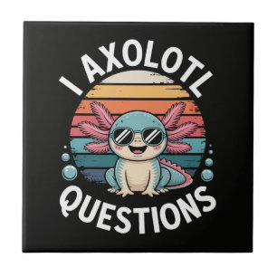 Ik Axolotl Vragen Tegeltje