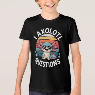 Ik Axolotl Vragen Tri-Blend Shirt