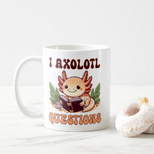 Ik Axolotl Vragen Volwassenen Kinder Jongens Meisj Koffiemok