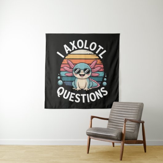 Ik Axolotl Vragen Wandkleed (In situ)