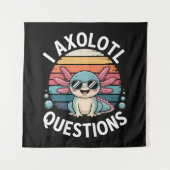 Ik Axolotl Vragen Wandkleed (Voorkant)
