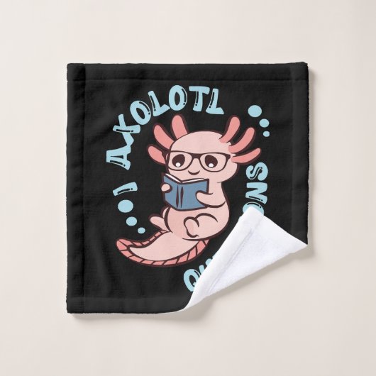Ik Axolotl Vragen Washandje (Wasdoekje)