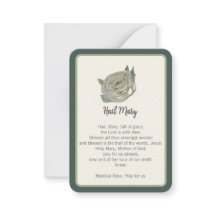 “Ik bad voor je vandaag” Hail Mary Notecard