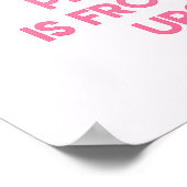 Ik bak! Funny Baking Quote - Kitchen Poster (Hoek)