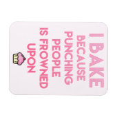 Ik bak! Funny Baking Quote Magneet (Horizontaal)