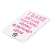 Ik bak! Funny Baking Quote Magneet (Linkerzijde)