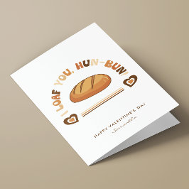 Ik Bak Jou Hart-Bun Baker Puns Grappige Valentijns Feestdagen Kaart