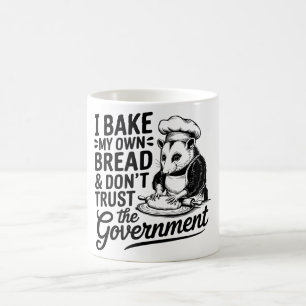 "Ik bak mijn eigen brood en vertrouw niet... Koffiemok
