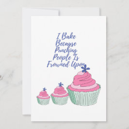 Ik bak omdat mensen slaan wordt afgekeurd - F Kaart