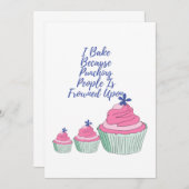 Ik bak omdat mensen slaan wordt afgekeurd - F Kaart (Voorkant / Achterkant)