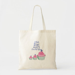 Ik bak omdat mensen slaan wordt afgekeurd - F Tote Bag