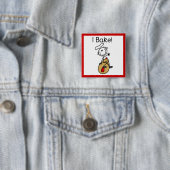 Ik Bak Vierkante Button 5,1 Cm (In situ)