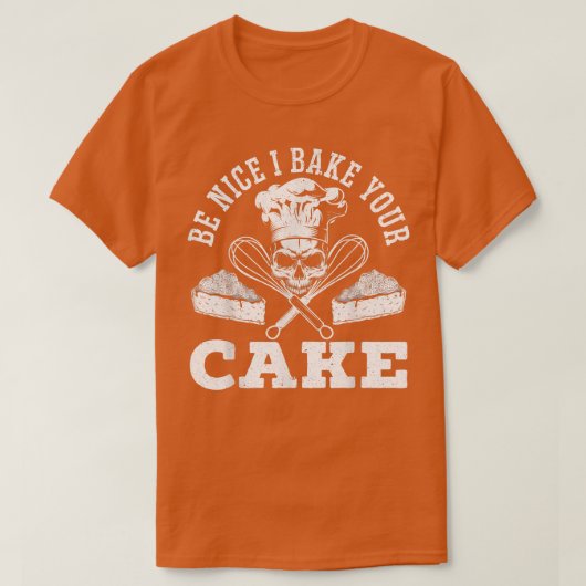Ik bake je Cupcake Muffin Baking Pasta T-shirt (Design voorkant)
