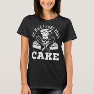 Ik bake je Cupcake Muffin Baking Pasta T-shirt