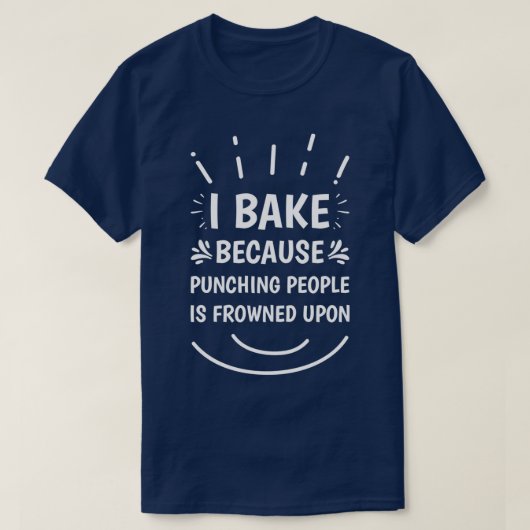 Ik baken omdat mensen met een straf worden afgesch t-shirt (Design voorkant)