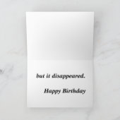 Ik bakte u een cake… De Kaart van de verjaardag (Binnen)