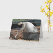 Ik bakte u een cake… De Kaart van de verjaardag (Gele Bloem)