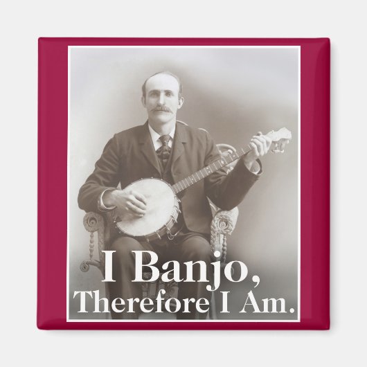 Ik banjo magneet (Voorkant)