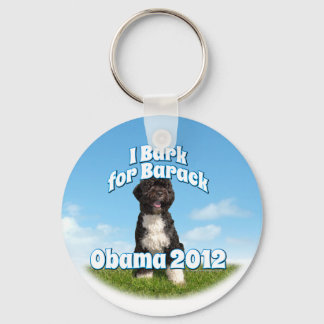 Ik barak voor Barack, Bo de eerste hond Obama Sleutelhanger