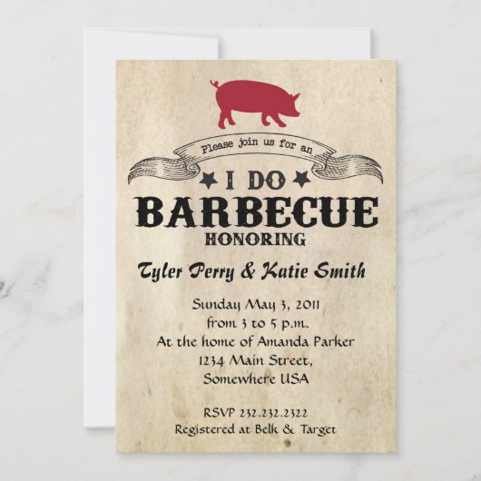 Ik barbecue kaart (Voorkant)