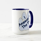 Ik beantwoord de PAW-Mok over koffie Mok (Voorkant rechts)