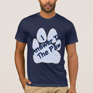 Ik beantwoord het T-shirt van de PW op de Mannen v