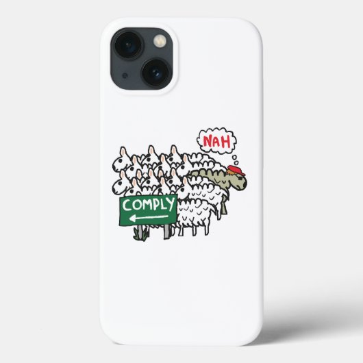 Ik beantwoord niet Case-Mate iPhone case (Achterkant)