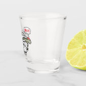 Ik beantwoord niet shot glas (Rechts)