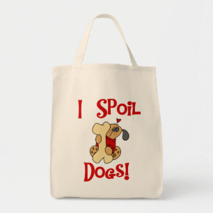 Ik bederf de T-shirts en de Giften van Honden Tote Bag