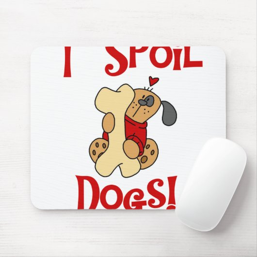 Ik bederf Honden Muismat (Met muis)