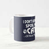 Ik bederf niet altijd mijn kat koffiemok (Voorkant links)