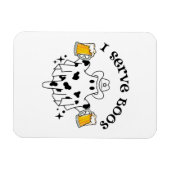 Ik bedien Boosjes! Barkeeper spooky Magneet (Horizontaal)