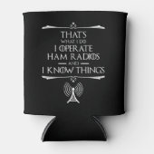 Ik bedien Ham-radio's en ik weet dingen Blikjeskoeler (Voorkant)