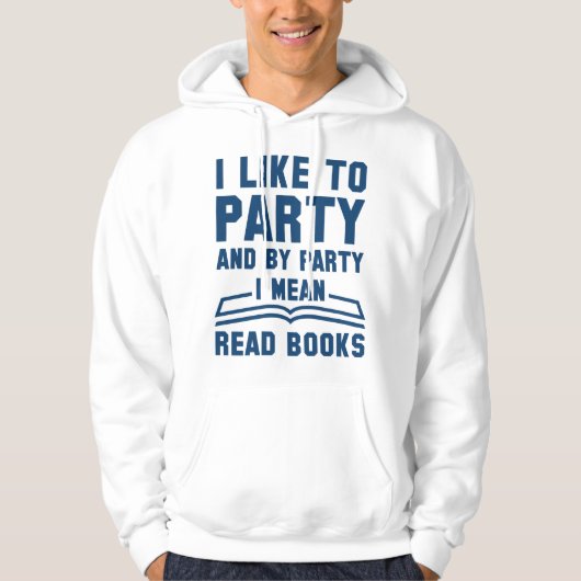 Ik bedoel boeken lezen hoodie (Voorkant)