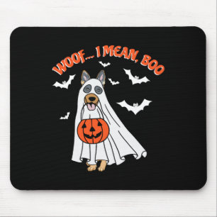 Ik bedoel Boo Funny Ghost Dog Halloween Pumpkin Muismat